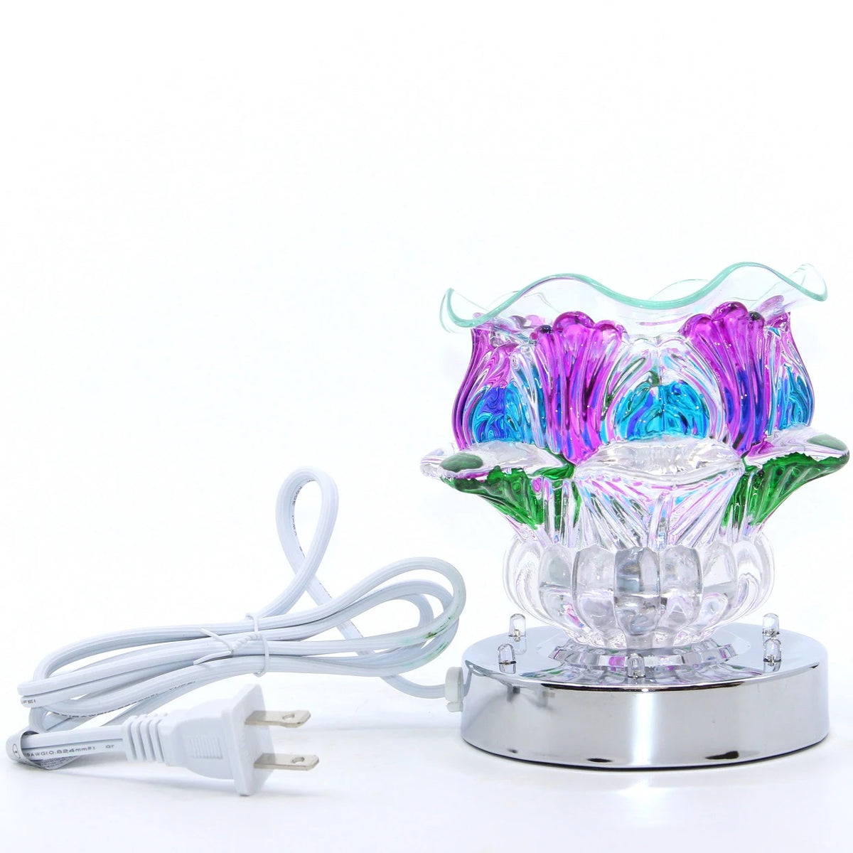 Multi-Color Flower Touch Lamp Oil Burner