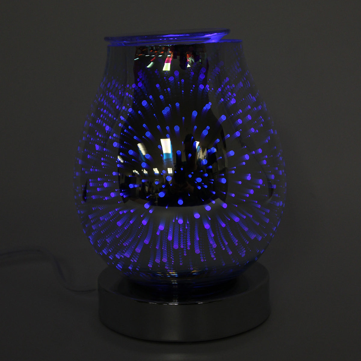 Color Changing Lattice Oil Burner - Style D